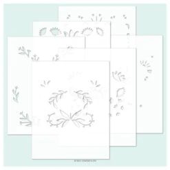 Concord & 9th Stencil 4.75"X6" 6/Pkg - Whimsical Wings