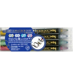 Zig Clean Color Dot Metallic 6 Color Set