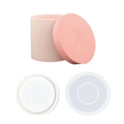 Silicone Mold Set ø 10cm X 8,7cm - Round Container