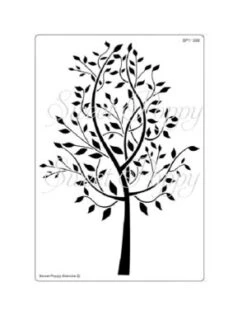 Sweet Poppy Stencil: Blissful