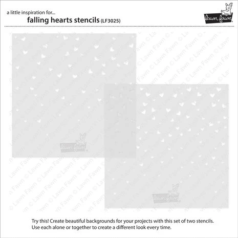 Lawn - Falling Hearts Stencils – Bild 2