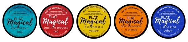 Lindy's Stamp Gang - Words Of Wisdom Magical Flat Set