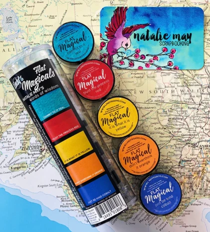 Lindy's Stamp Gang - Words Of Wisdom Magical Flat Set – Bild 2