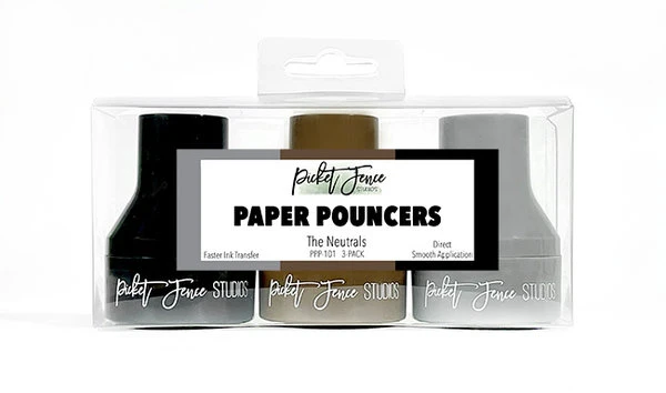 Picket Fence Studios - Paper Pouncers Neutrals (3pcs)