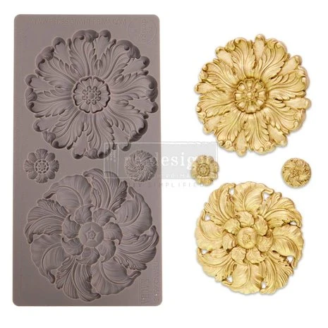 Prima Marketing Re-Kacha Engraved Medallions 8,5x11 Inch Decor Mould