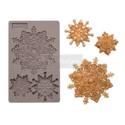Re-Design With Prima Snowflake Jewels 5x8 Inch Mould