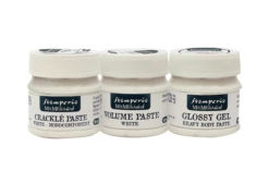 Stamperia Mixed Media Art Selection: Volume/Glossy/Crackle